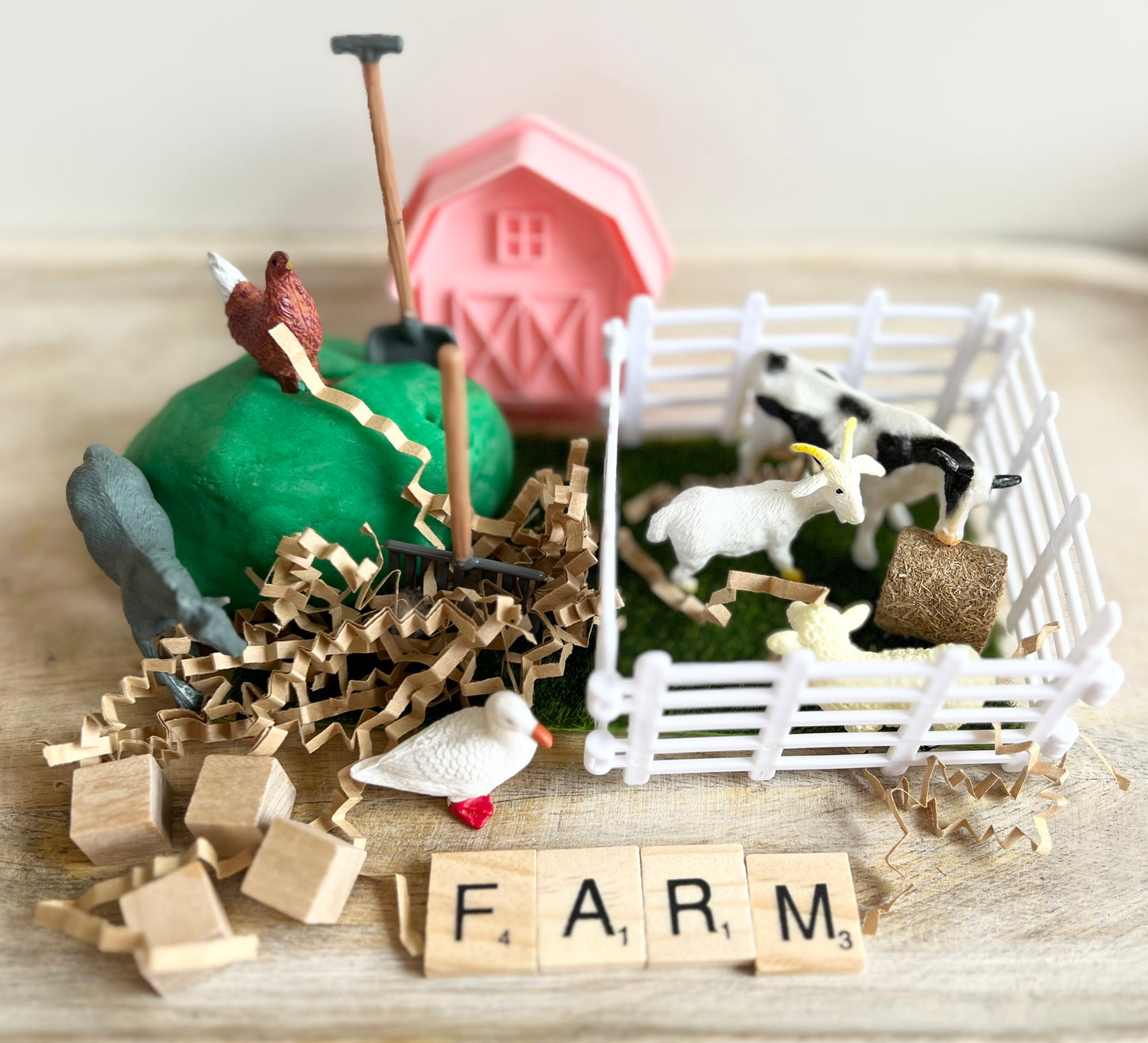 Farm Mini Playdough Kit