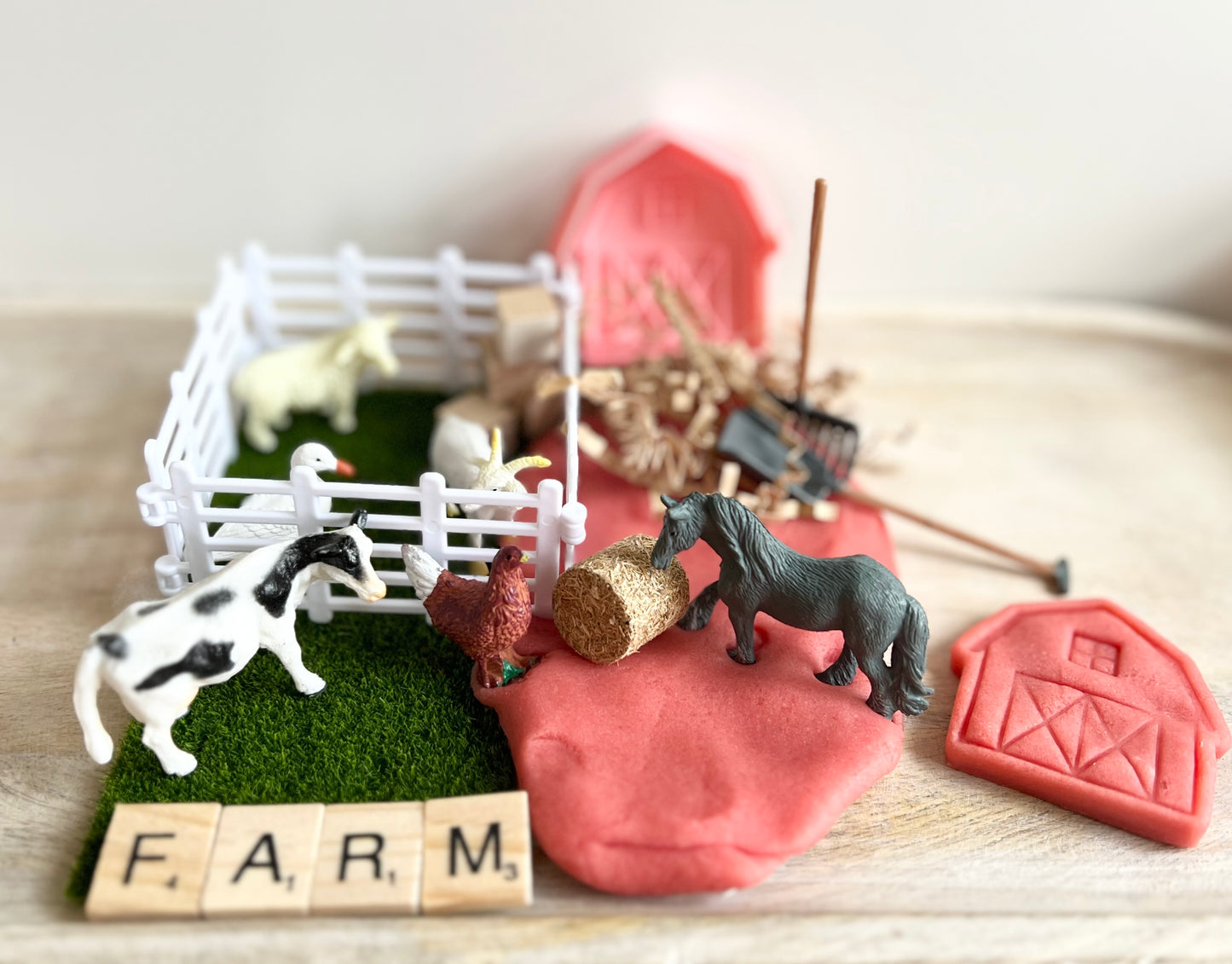 Farm Mini Playdough Kit