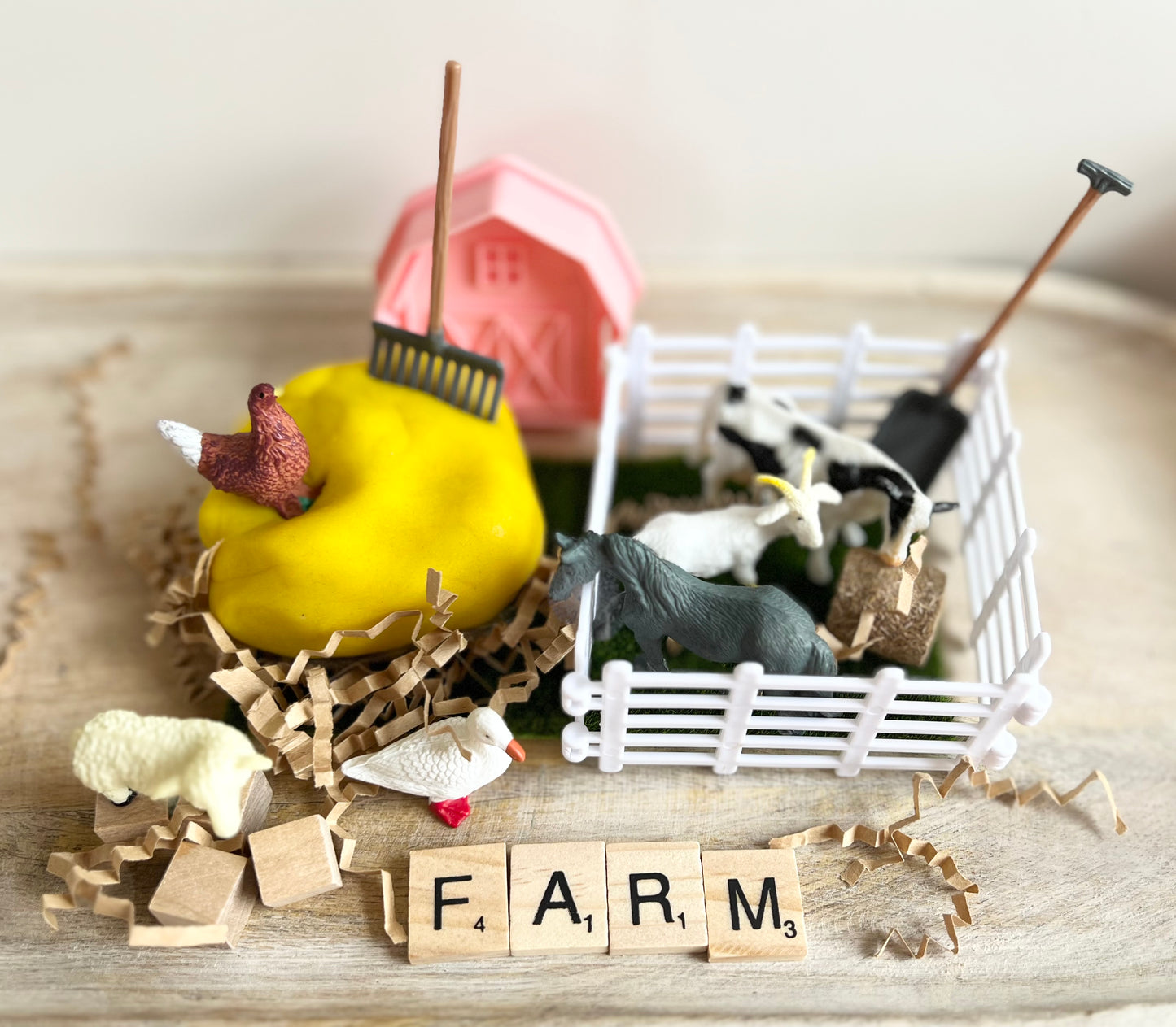 Farm Mini Playdough Kit