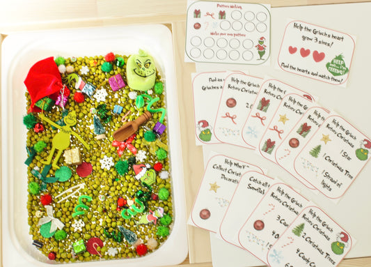 Grinch Sensory Activity Kit