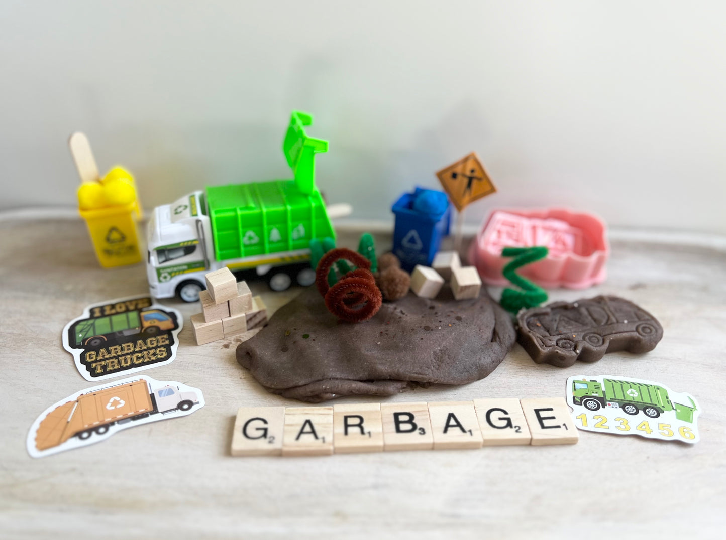 Garbage Day Mini Playdough Kit