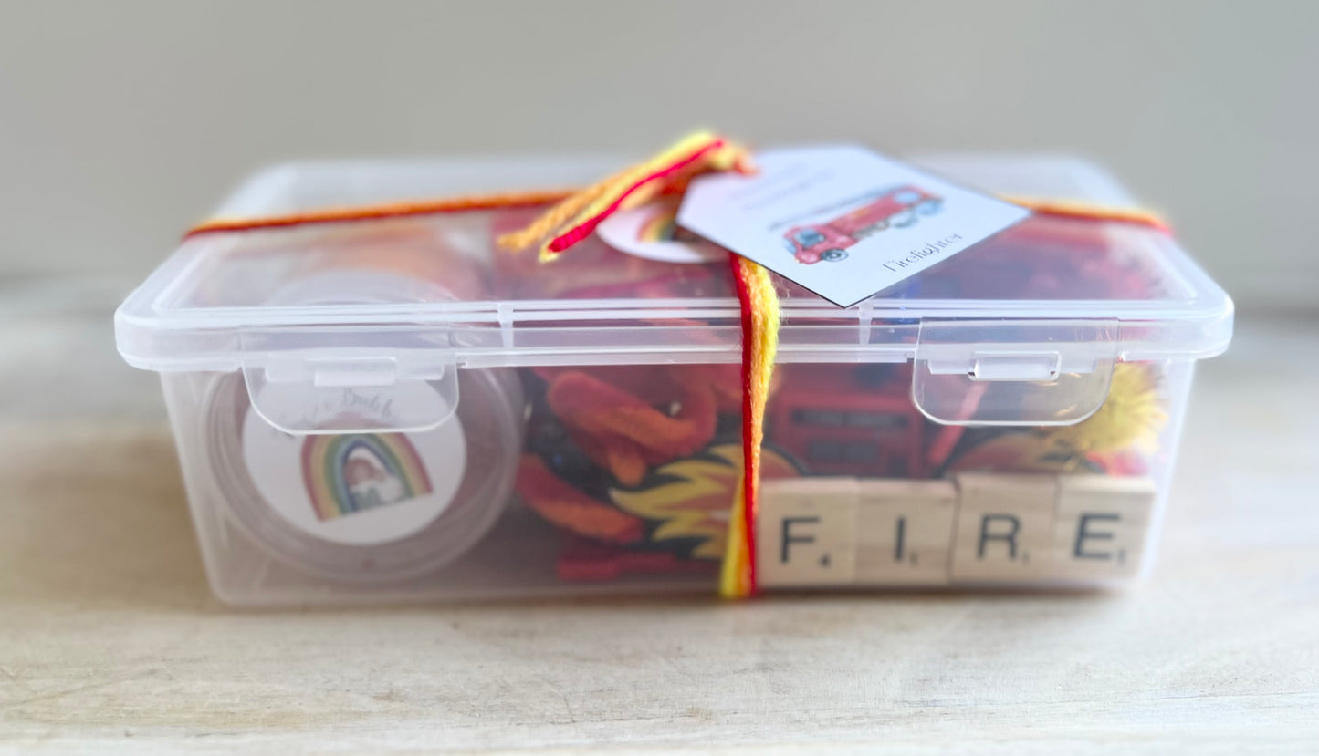 Firefighter Mini Playdough Kit