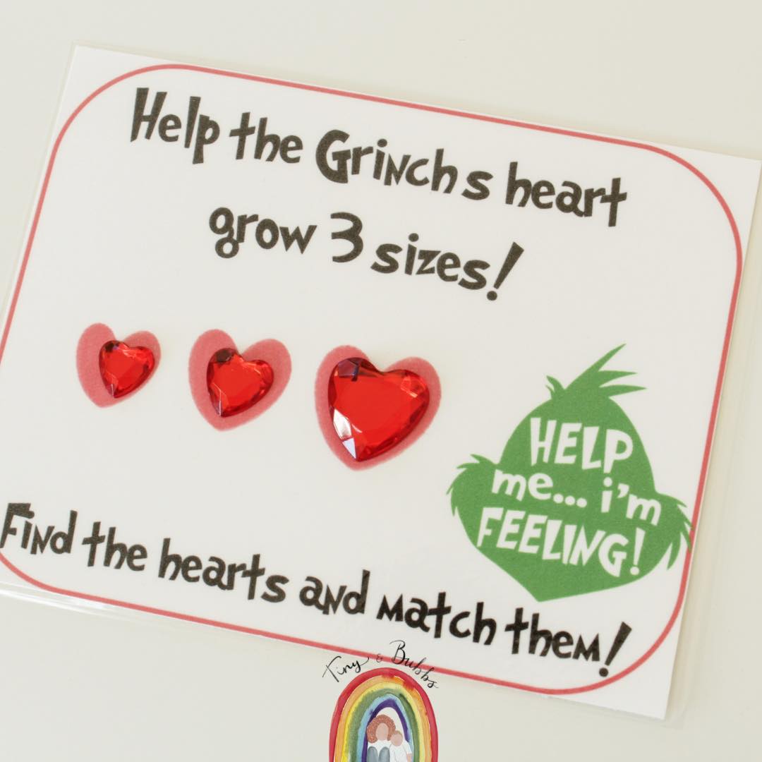 Grinch Sensory Activity Kit